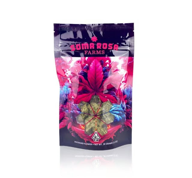 Photograph of product: Oui'd Rainbow Sherbet x Pink Guava  Soma Rosa Flower 28g - 