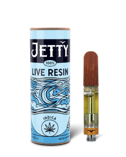 Photograph of product: Jetty Gas Mask Live Resin Cartridge