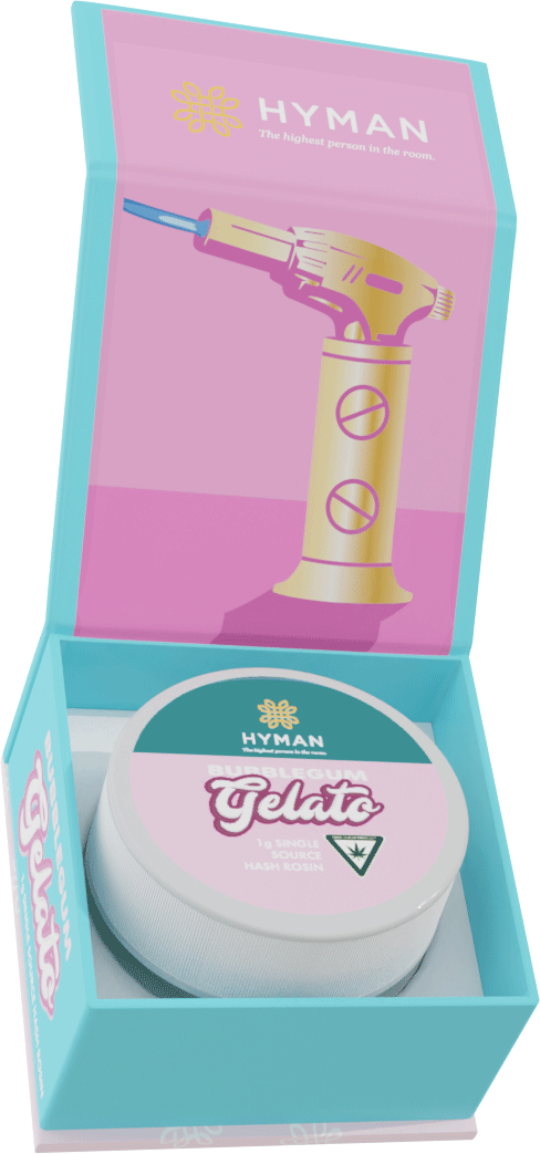 Photograph of product: Hyman - au chocolat Rosin 1g - Bubblegum Gelato