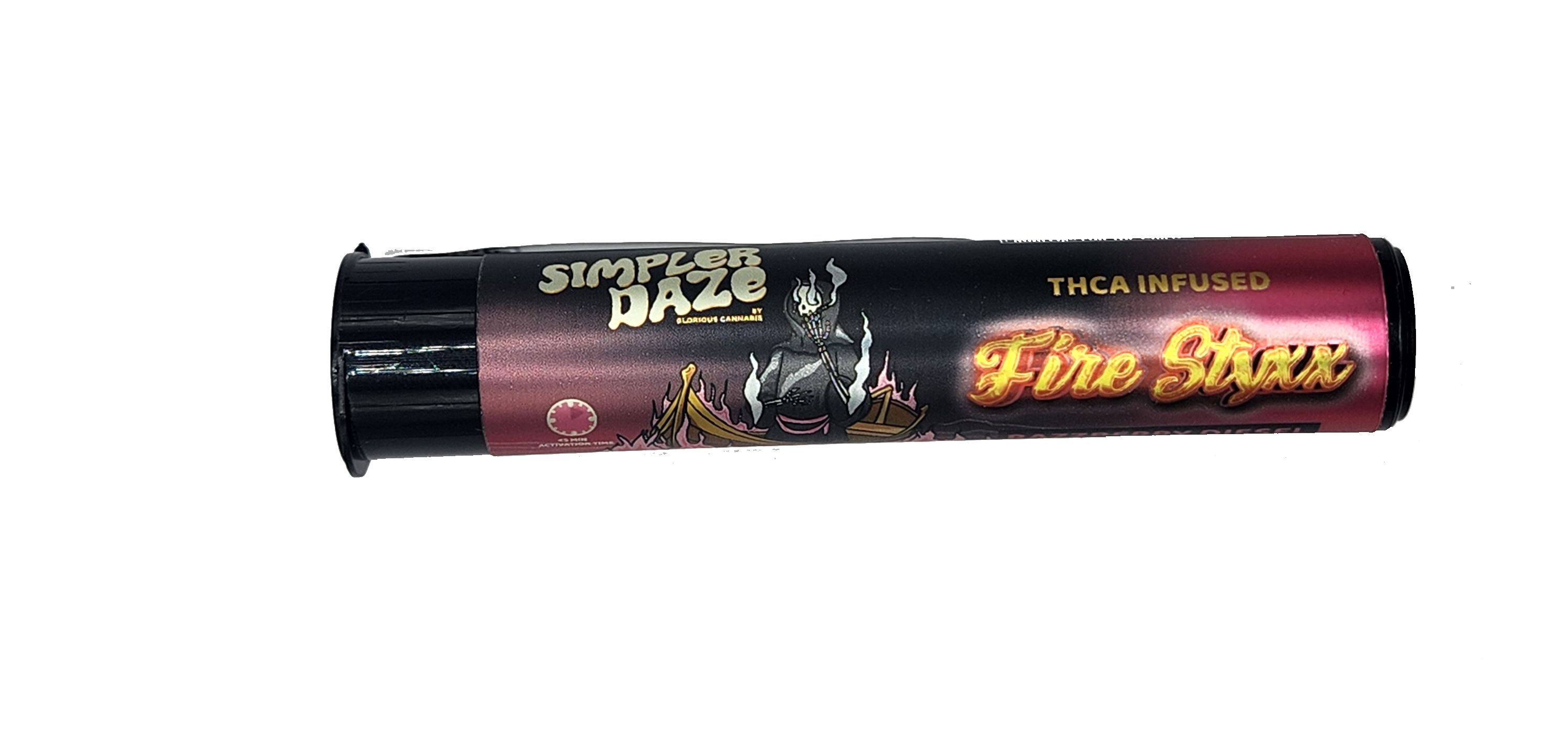 Photograph of product: Razzberry Diesel Infused Pre-Rolls | Glorious Fire Styxx