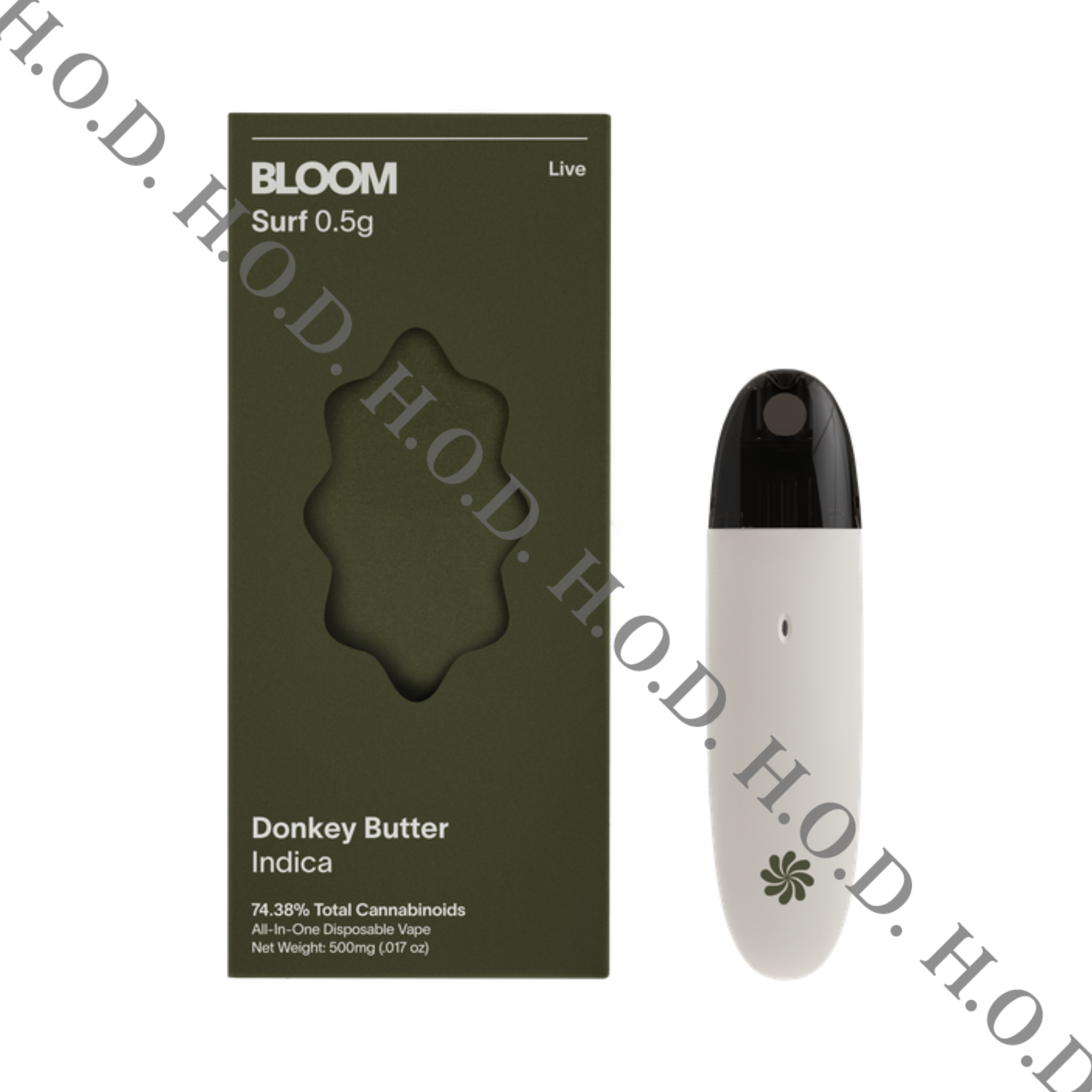 Photograph of product: Bloom Donkey Butter Live Rosin Disposable .5g