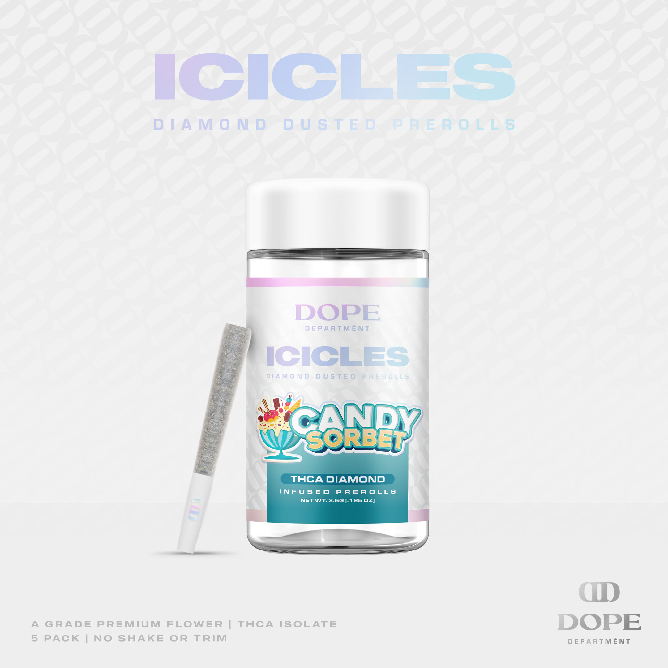 Photograph of product: Candy Sorbet Icicles 5PK