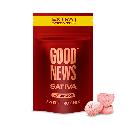 Photograph of product: 10ct/50mg Troches (Watermelon)