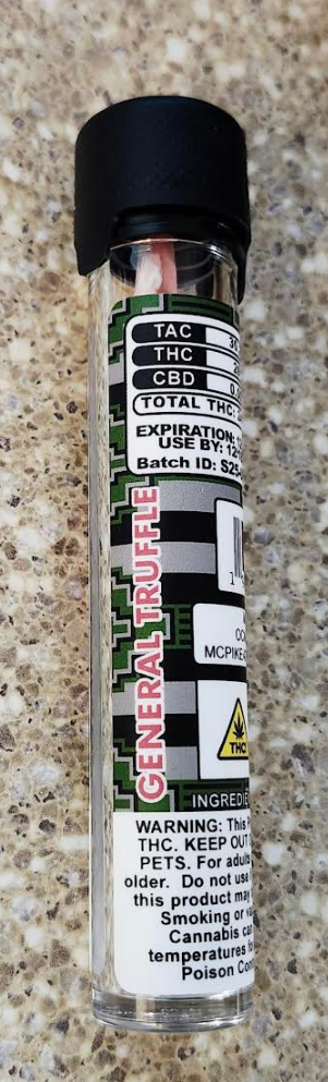 Photograph of product: General Truffle Pre roll | Oui'd Dominant | McPike Farms