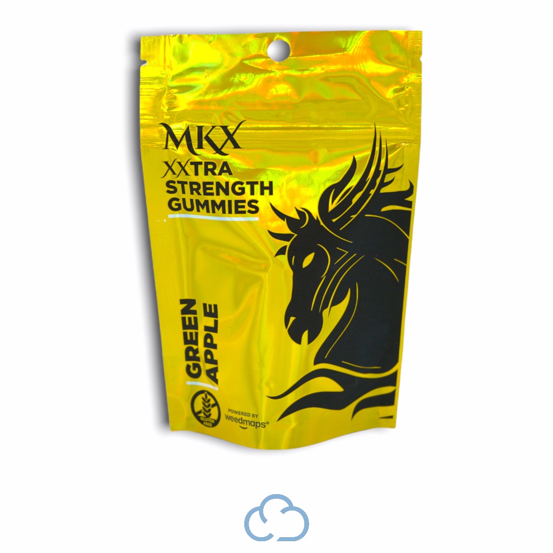 Photograph of product: MKX - Gummies - 200mg - Green Apple