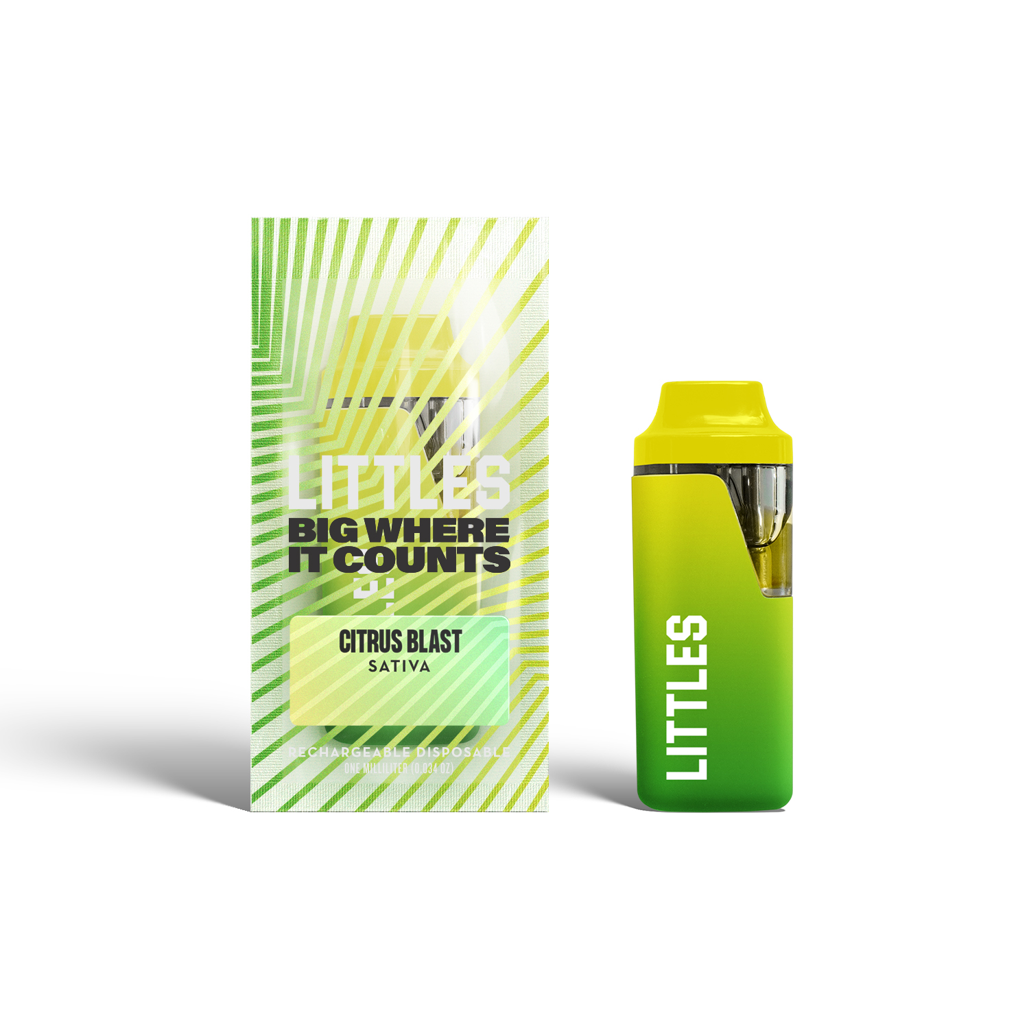 Photograph of Product: Littles Live Resin Citrus Blast Vape