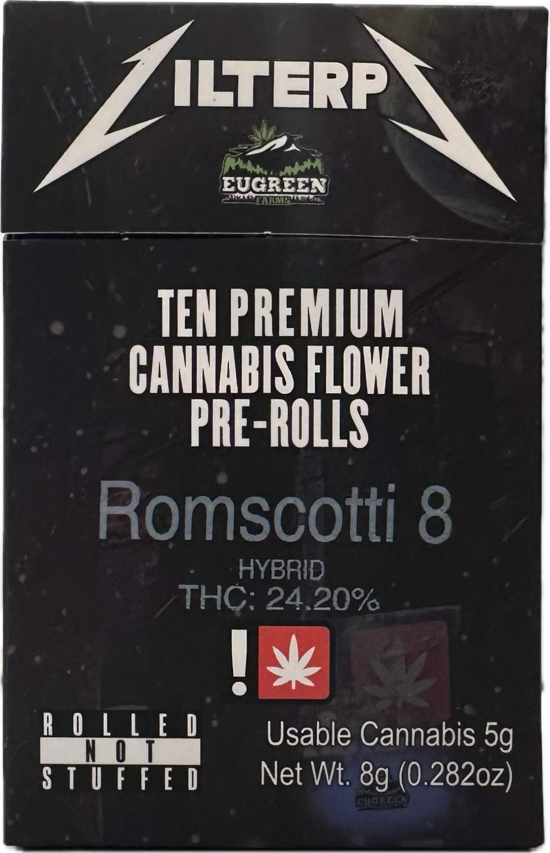 Photograph of product: Romscotti #8 10pk Pre-Rolls