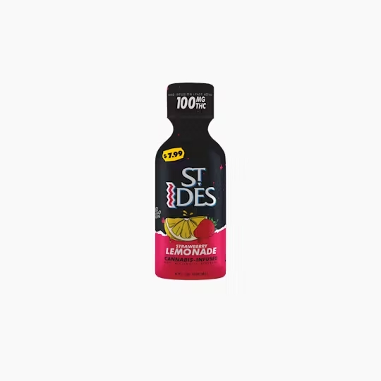 Photograph of product: St Ides Shot 100mg Strawberry Lemonade