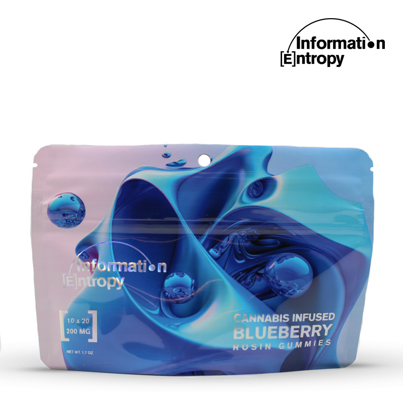 Photograph of Product: Information Entropy Blueberry Rosin Gummies 200mg