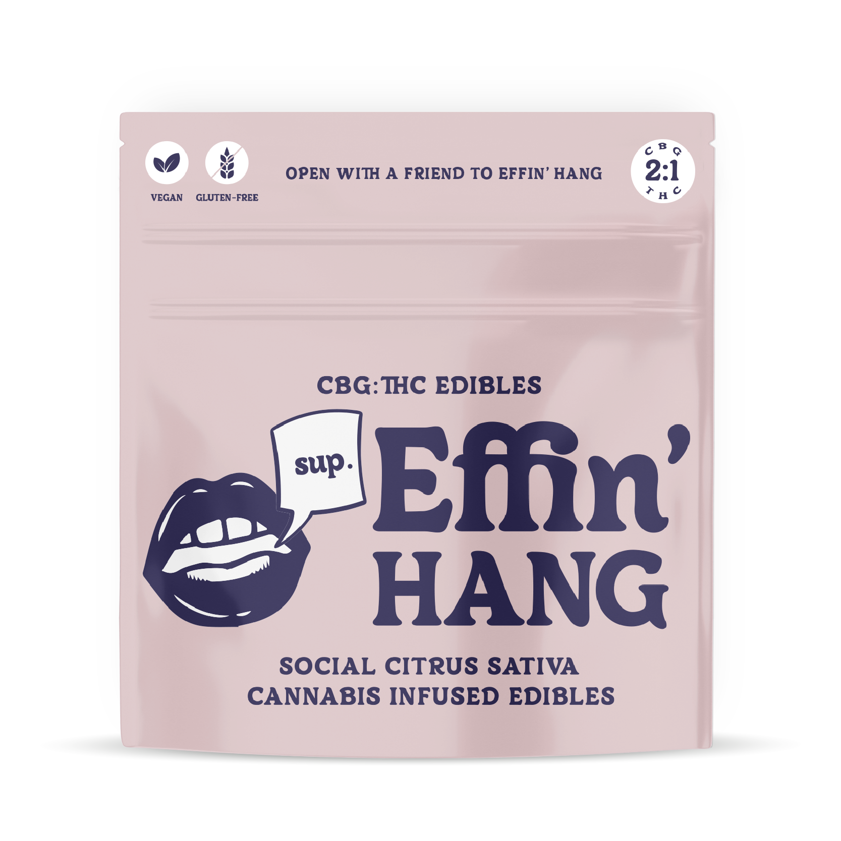 Photograph of product: Social Citrus Oui'd | 2:1 CBG-TH-oui | Gummies | 20pk of 5mg*