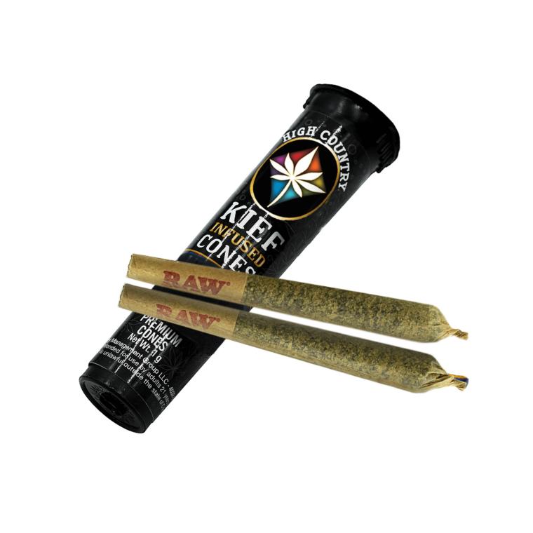 Photograph of product: Oui'd - KIEF INFUSED PREROLL 2PK - 1G