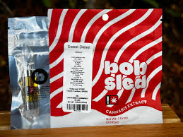 Photograph of product: Bobsled | Amnesia Ganja Haze Cured Resin Cartridge
