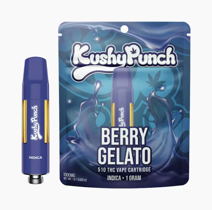 Photograph of product: KUSHY PUNCH | BERRY GELATO - CARTRIDGE 1G