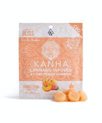 Photograph of product: 4:1 Peach Gummies - 125mg