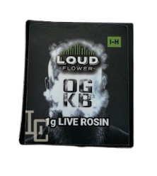 Photograph of product: MI Loud Flower OGKB 2.1 Live Rosin 1.0g