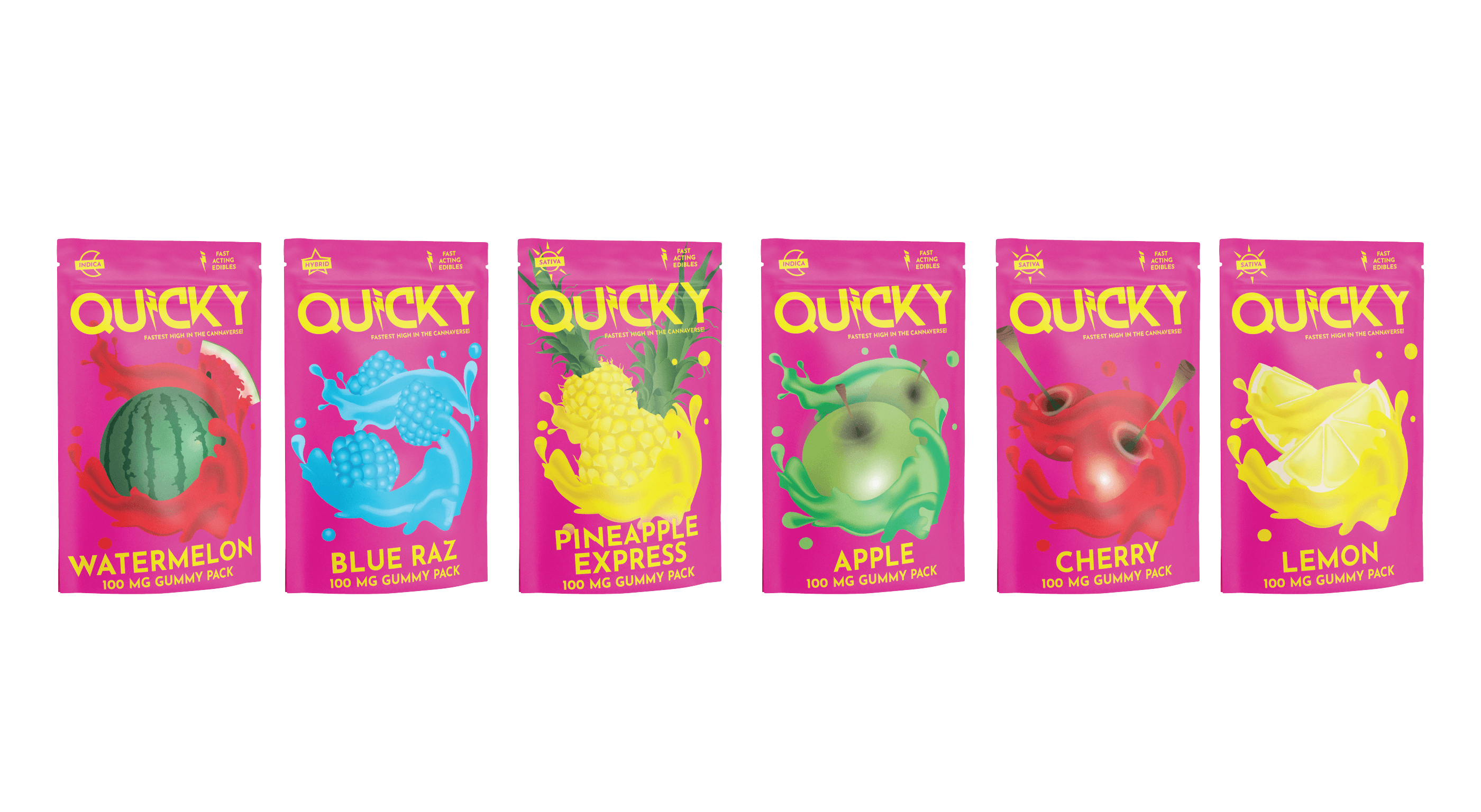 Photograph of product: Quicky Cherry Oui'd 100mg