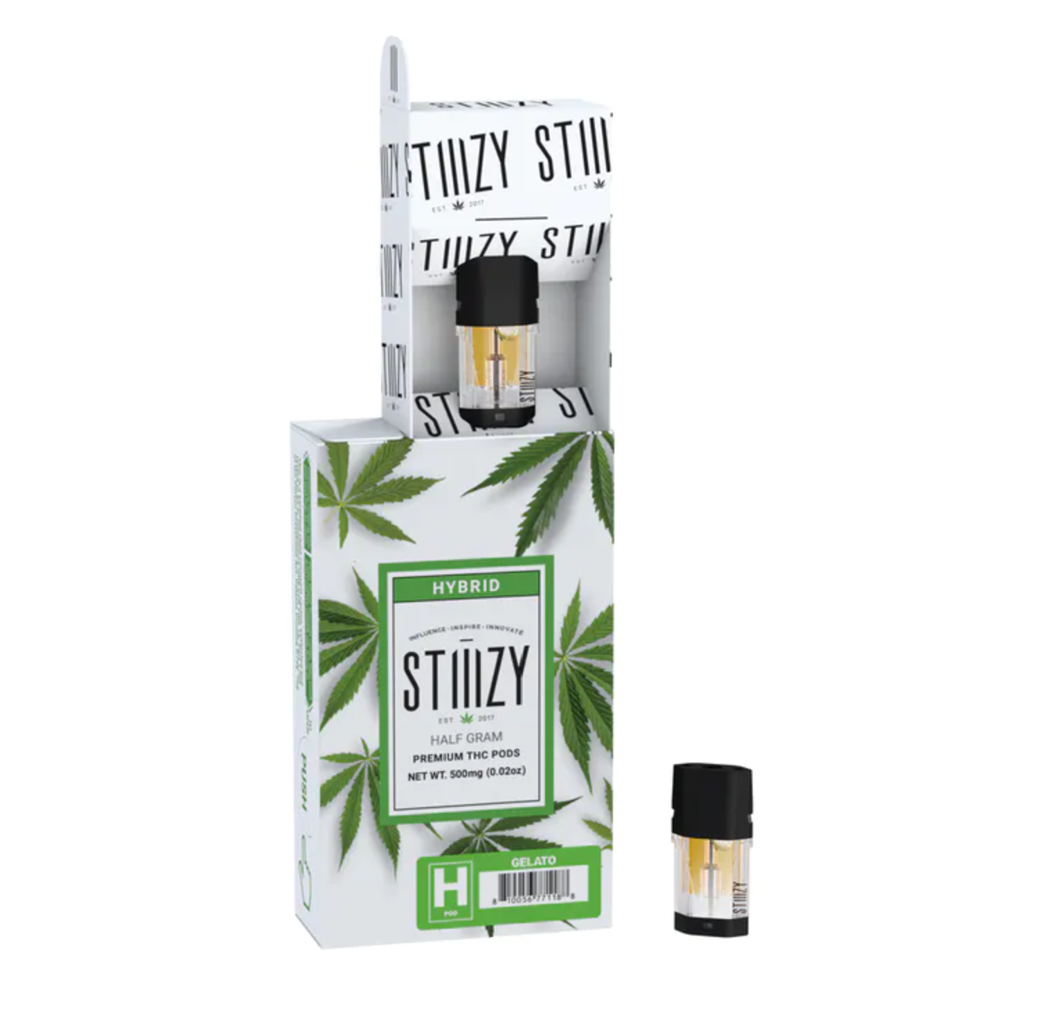 Photograph of product: STIIIZY: GELATO POD HYBRID 0.5G