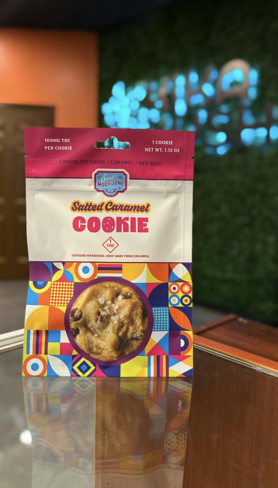 Photograph of product: Sweet May Jane - Cookie - Salted Caramel Chocolate Chip Oui'd - 100mg
