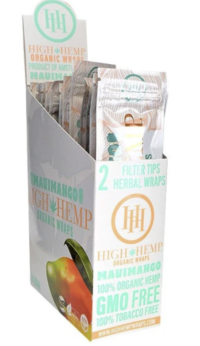 Photograph of product: High Hemps MauiMango organic Wraps 2 Pack