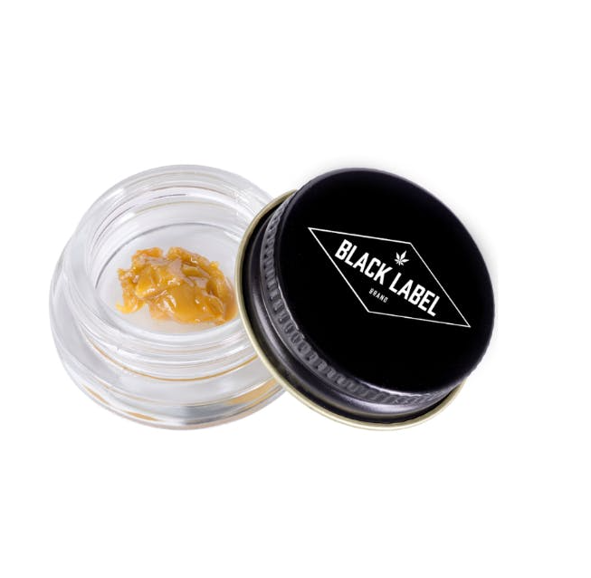 Photograph of product: Black Label Badder | AJ's Sour Diesel | 1g (Oui'd Dominant)