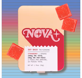 Photograph of product: Nova | Sxy Back | Edible Gummies | 100mg |