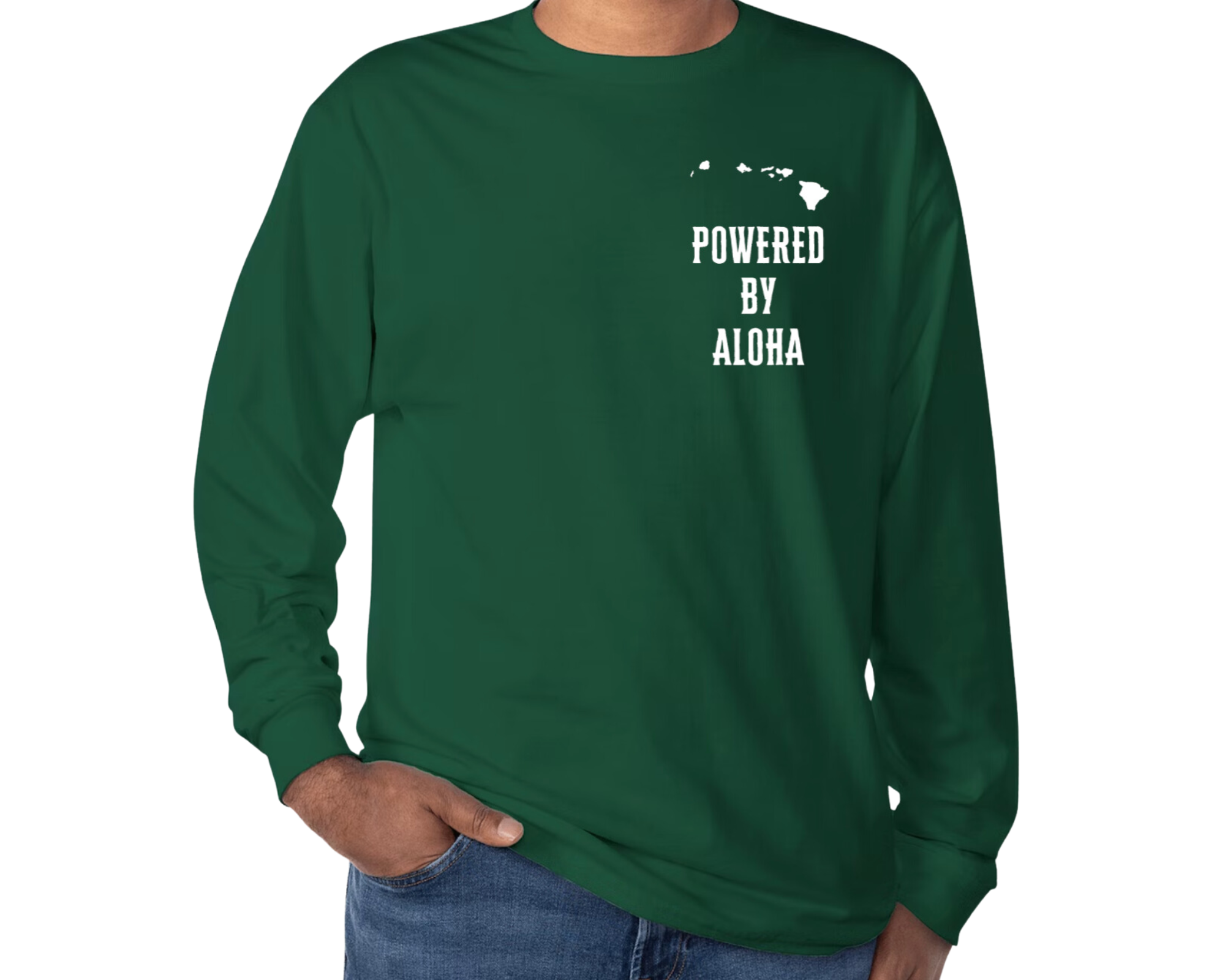 Photograph of product: Long Sleeve Powered by Aloha - S