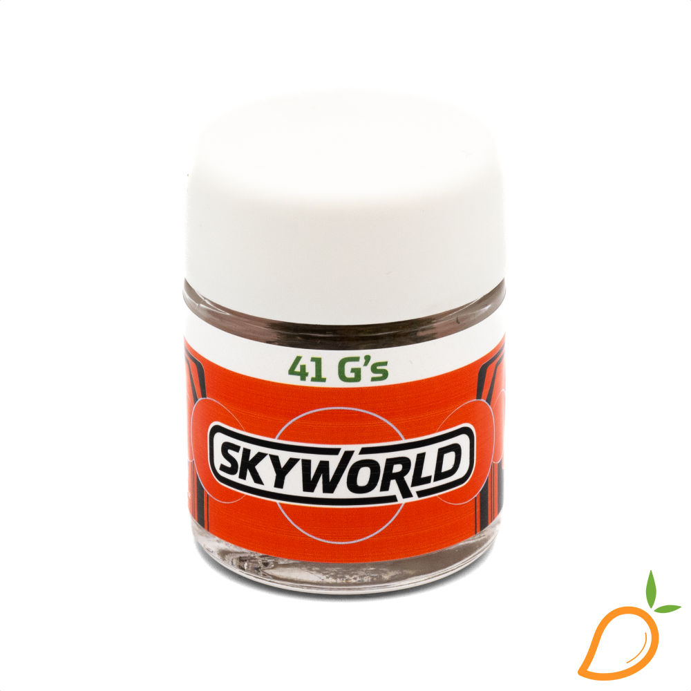 Photograph of product: 3.5g 41 G's Prepackaged Flower Skyworld