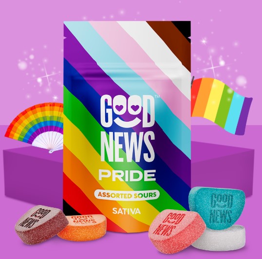 Photograph of product: Pride Assorted | Gummies | 20pk of 5mg*