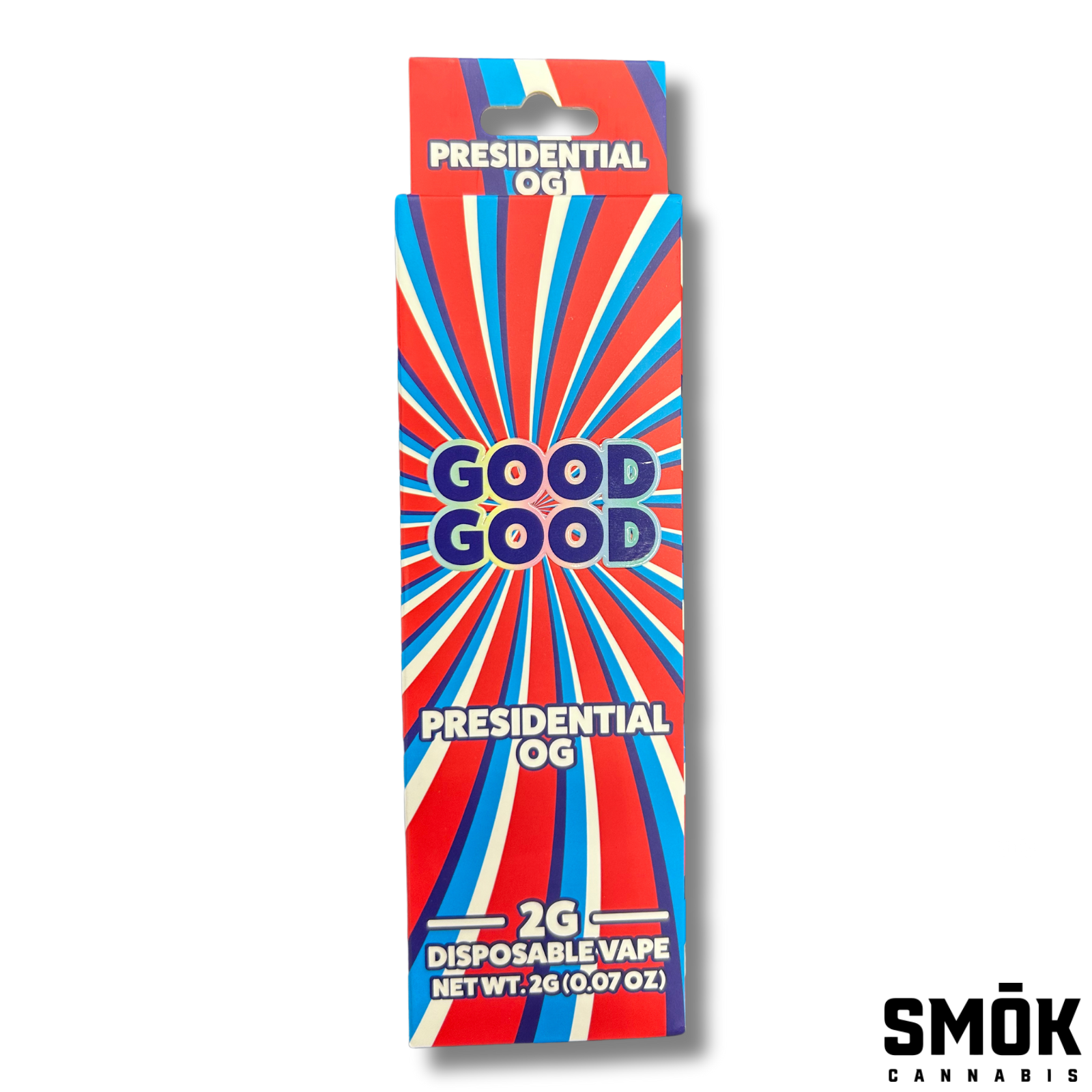 Photograph of product: Good Good Disposable Hybrid Presidential OG