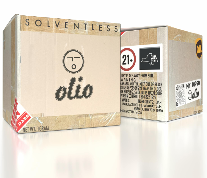 Photograph of product: Olio | 1g Cold Cure Live Rosin | Wedding Cake