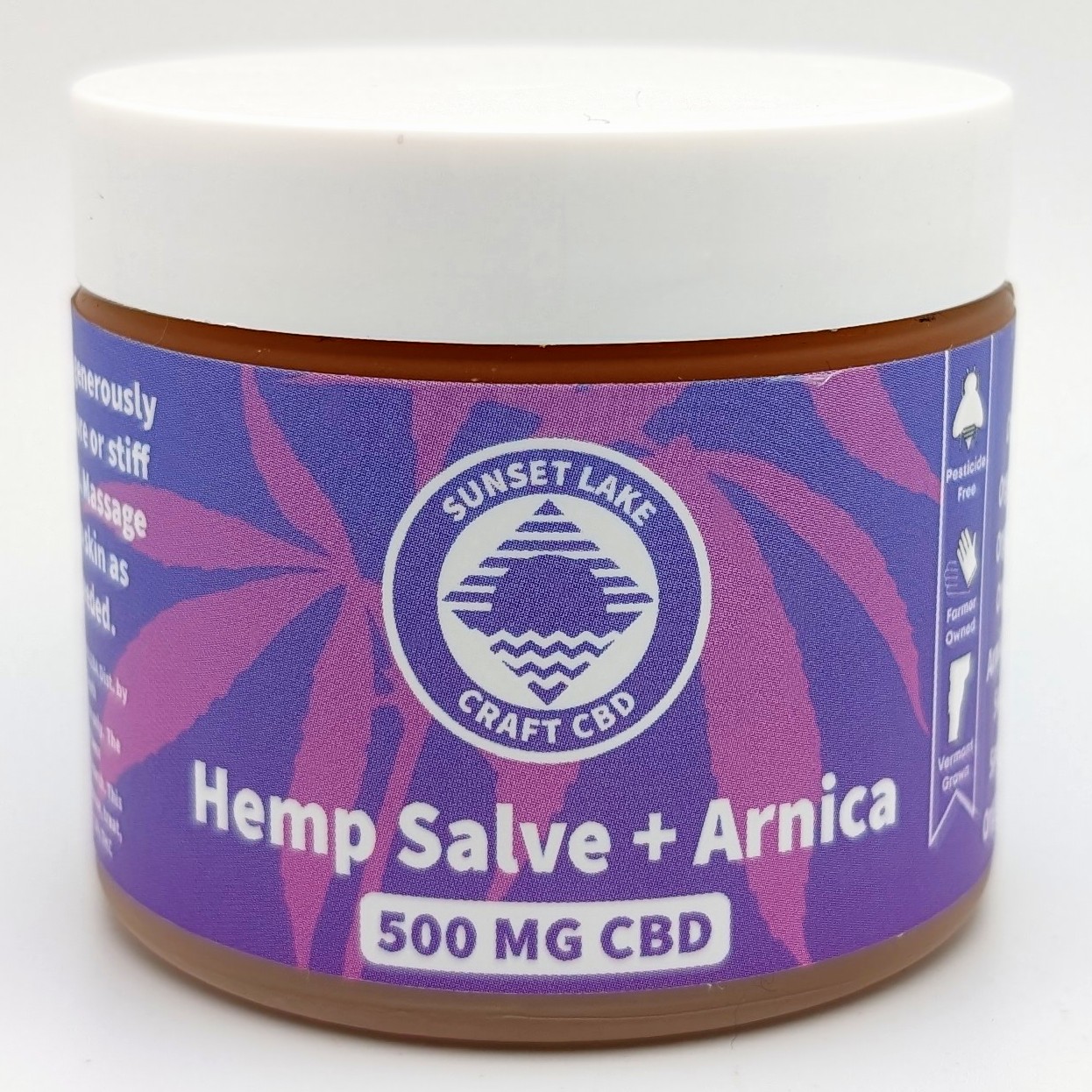 Photograph of Product: 500mg CBD Salve + Arnica