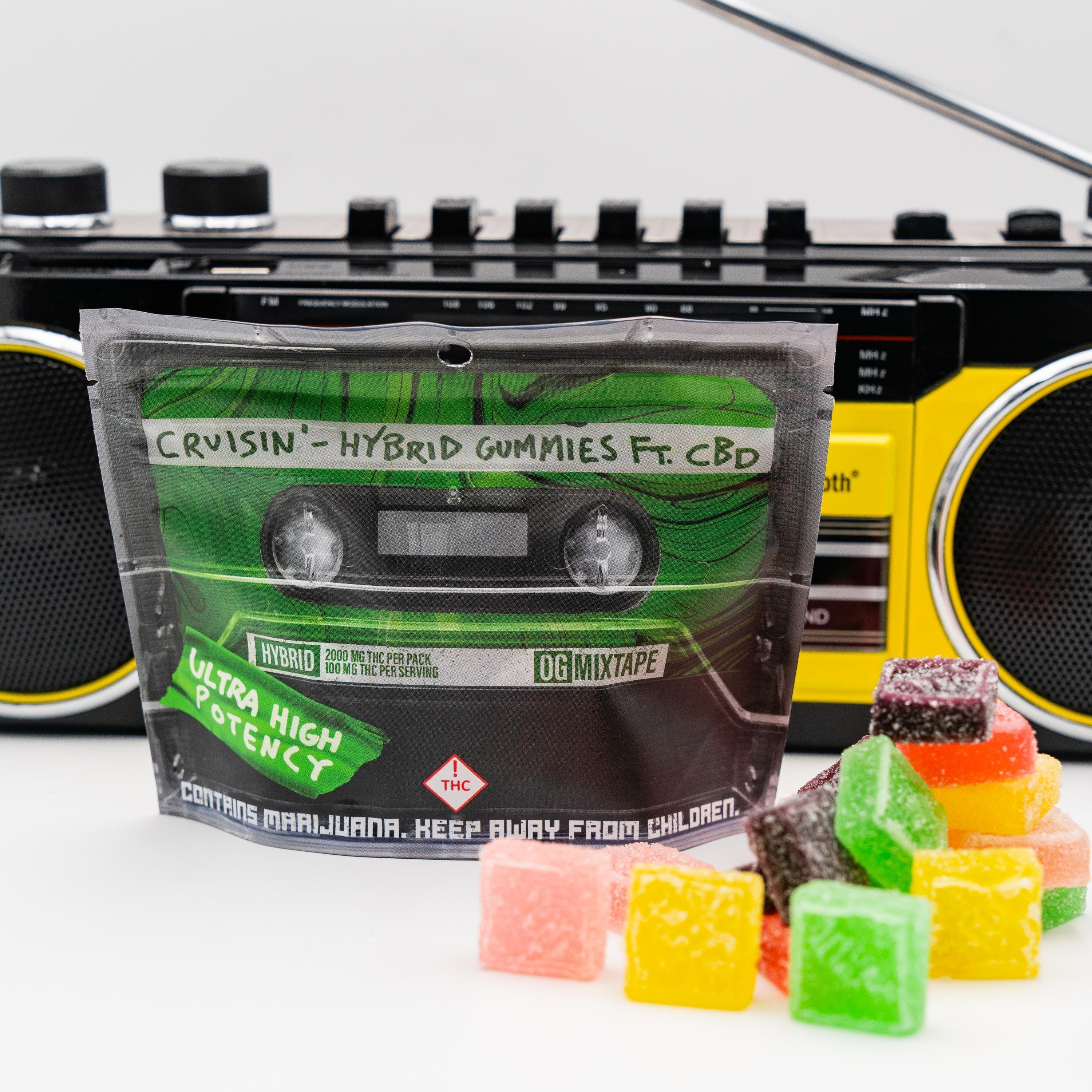 Photograph of product: Gummies 2000mg - OG Mix Tape - Hybrid