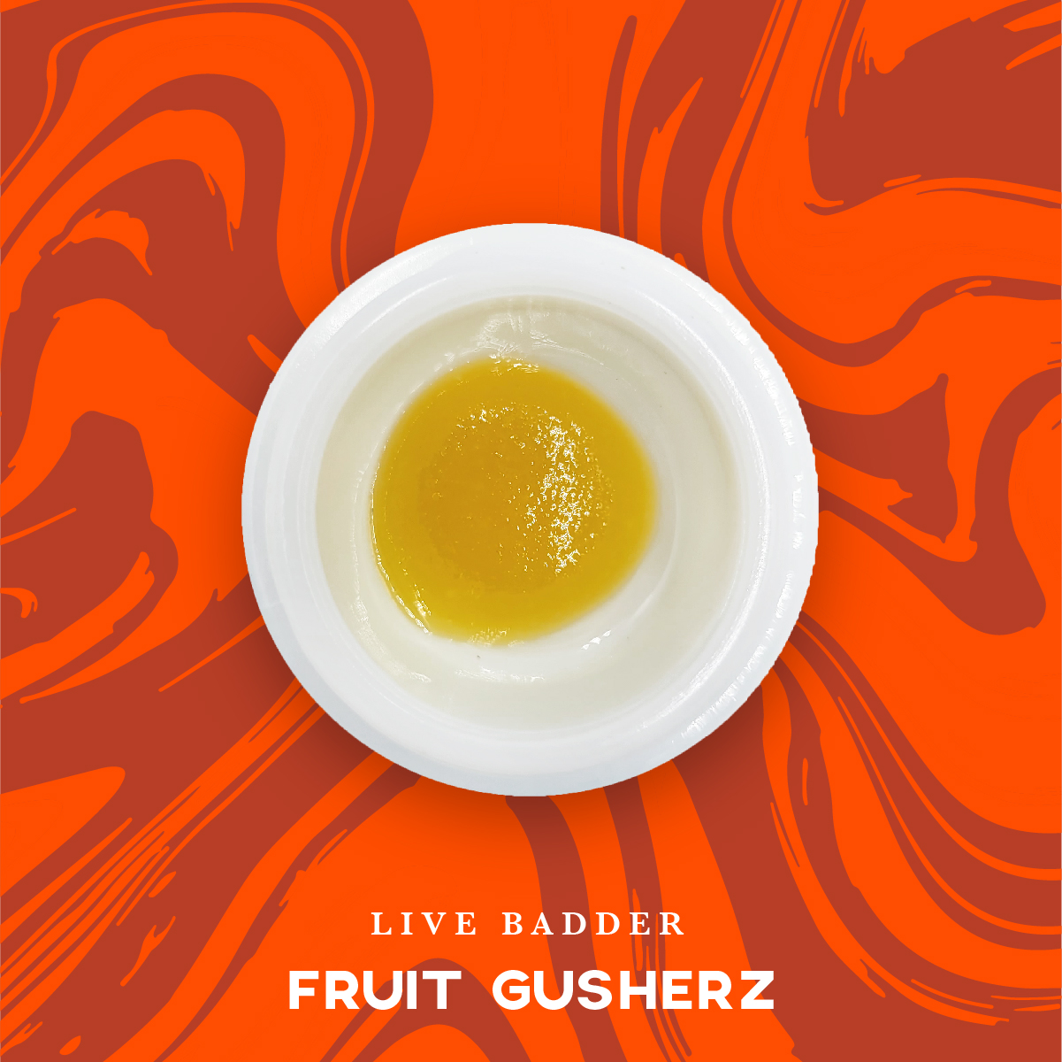 Photograph of Product: Vivid: Live Resin Concentrate | Fruit Gusherz | Badder | 1g