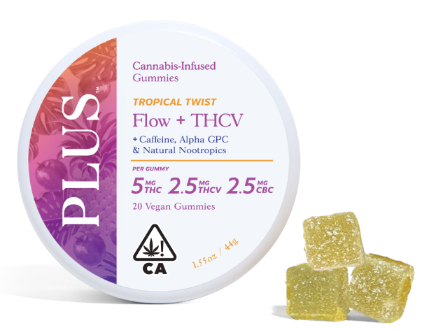 Photograph of product: TROPICAL TWIST - FLOW - 100 MG - 20 PACK