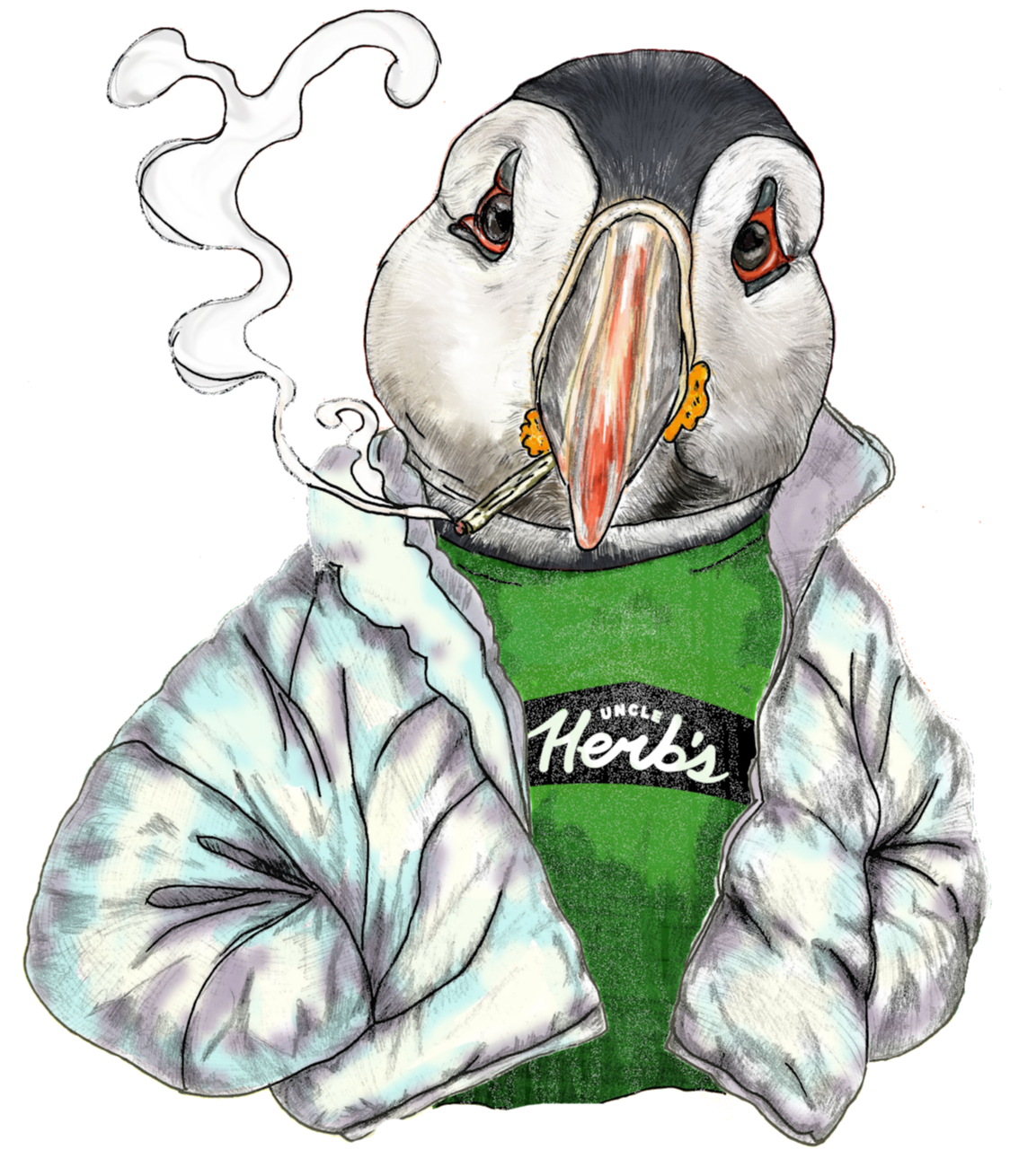 Photograph of product: Character Patch-Puffin