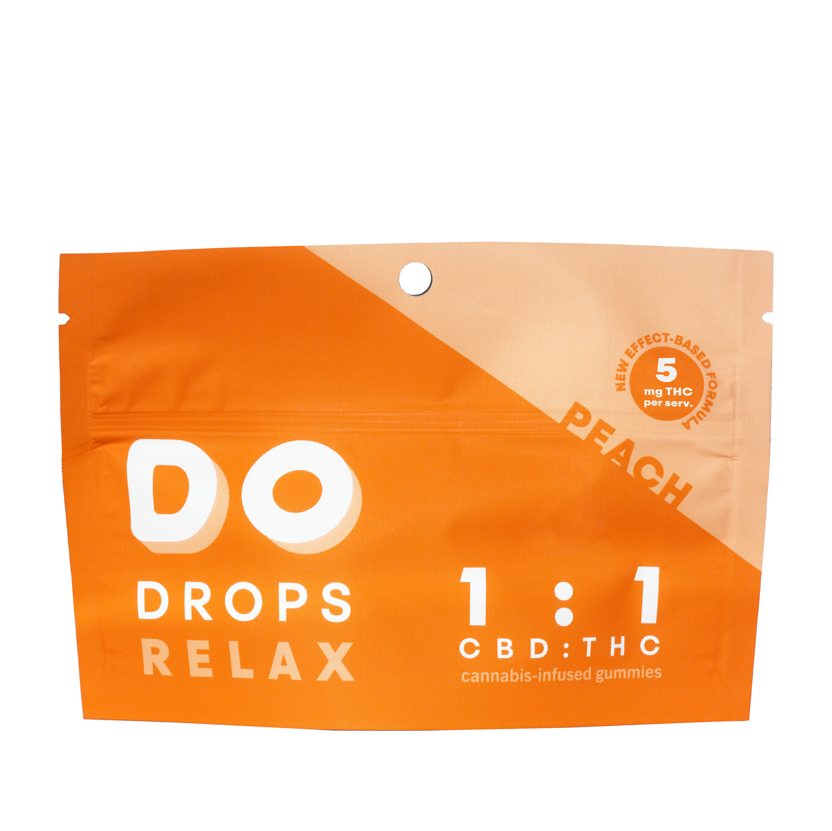 Photograph of product: Peach CBD:TH-oui Relax Gummies (10pk)