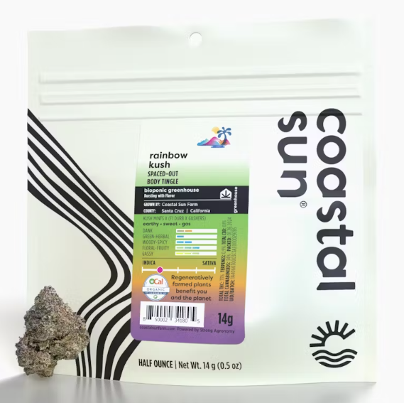 Photograph of product: Rainbow Kush (I) 14g Half - Coastal Sun