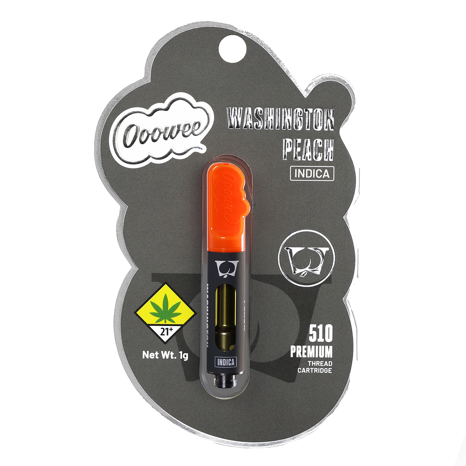 Photograph of product: Ooowee: Washington Peach (I) - Cured Cartridge