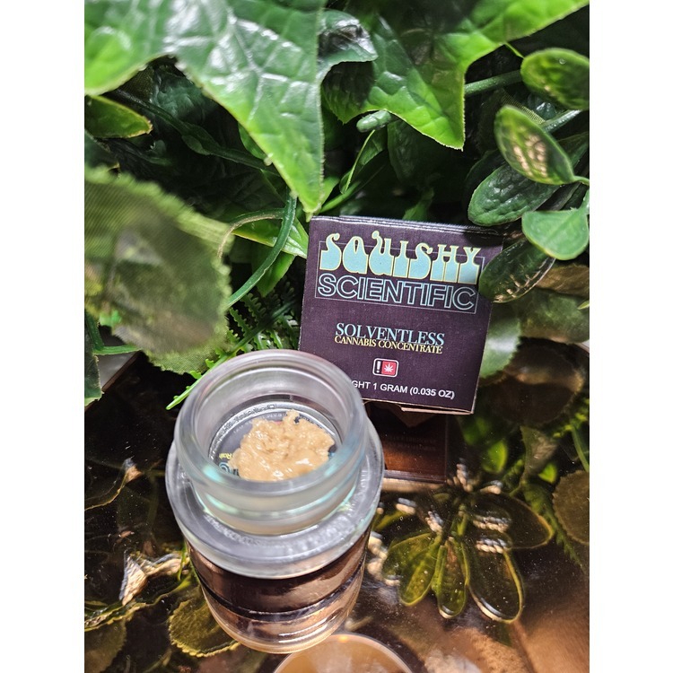 Photograph of product: Banana Breath - 1g Live ROSIN Badder - Squishy Scientific