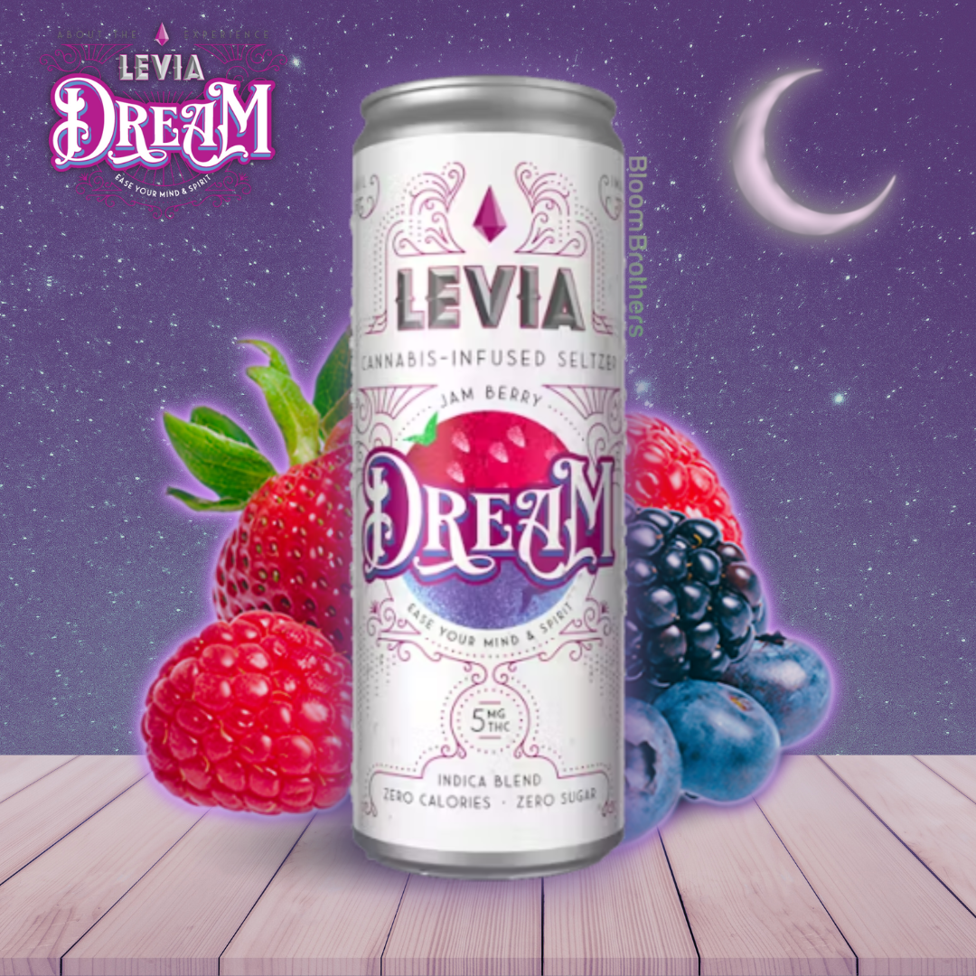 Photograph of product: Dream Seltzer - 5mg Oui'd Seltzer - Levia