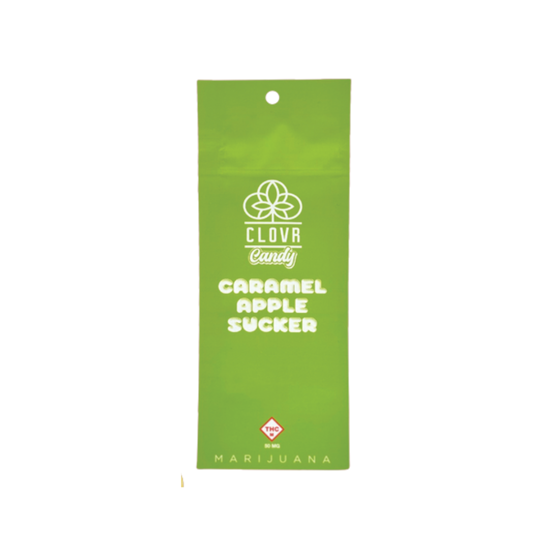 Photograph of product: Caramel Apple Sucker (25mg)