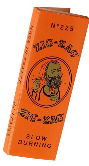Photograph of product: Zig Zag - Orange Leaves Rolling Papers - 1 1/4