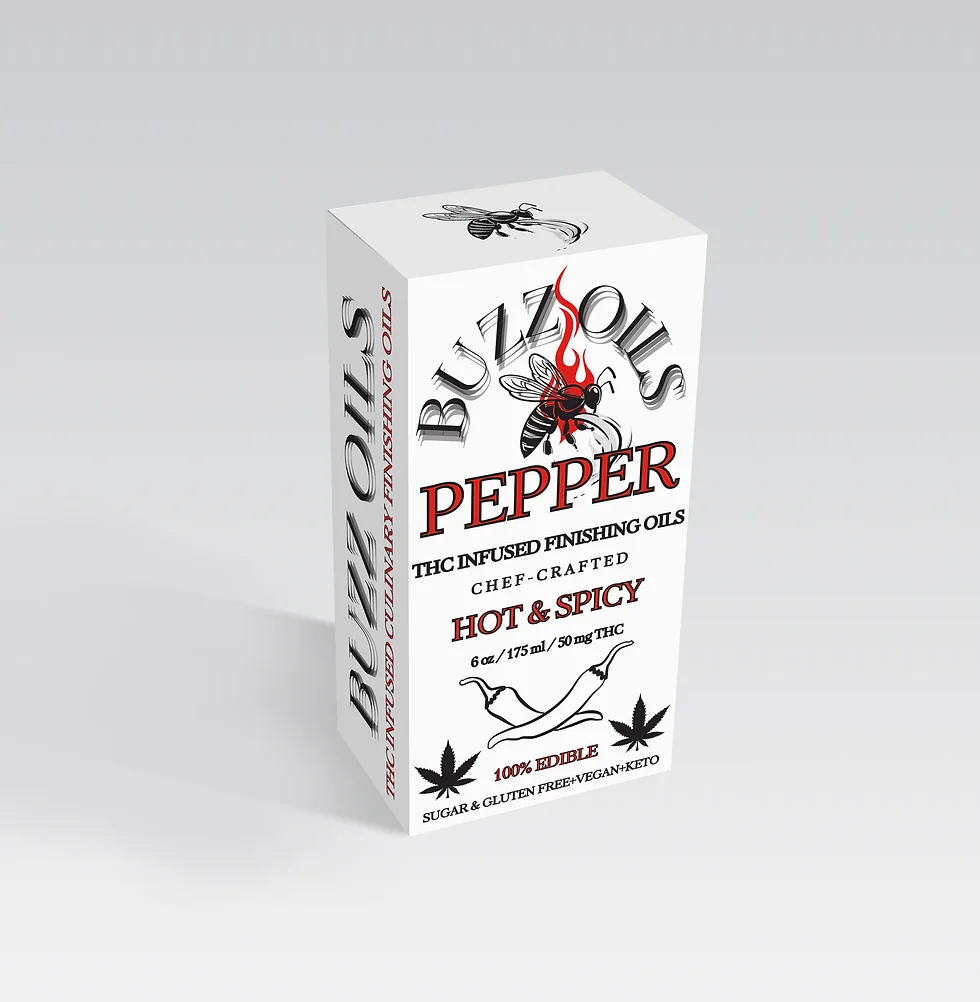Photograph of product: Buzz Oils | Pepper Oil | 50mg