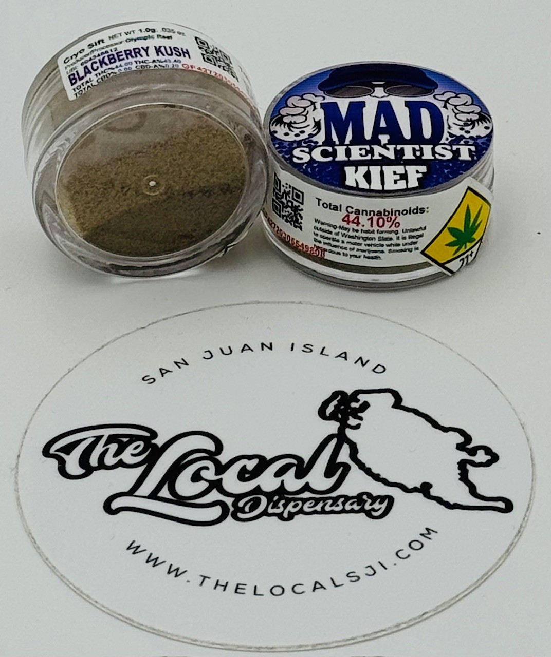 Photograph of product: Blackberry Kush Kief