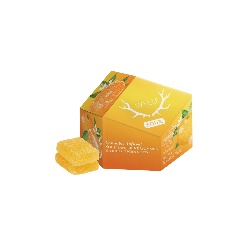 Photograph of product: (65395) Wyld Tangerine Gummies 100mg