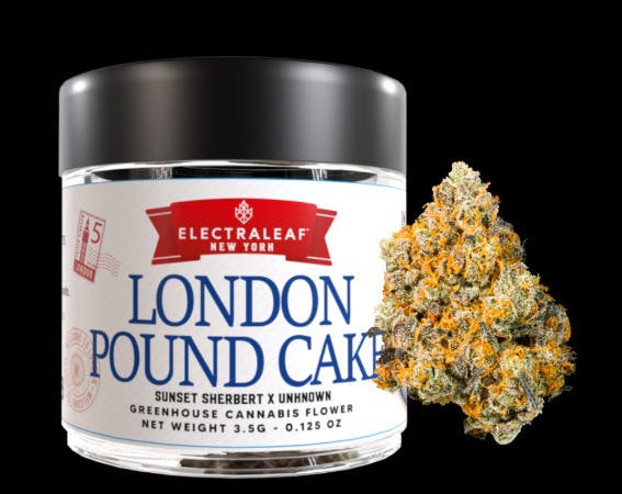 Photograph of Product: F7 | ElectraLeaf NY | London Pound Cake | Flower - 3.5g