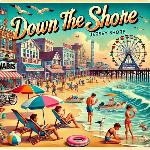 Photograph of product: Blue Collar - Down The Shore .5g Vape Cart