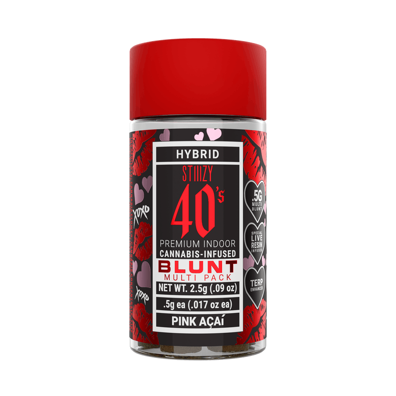 Photograph of product: .5G 40S MINI BLUNTS - PINK ACAI