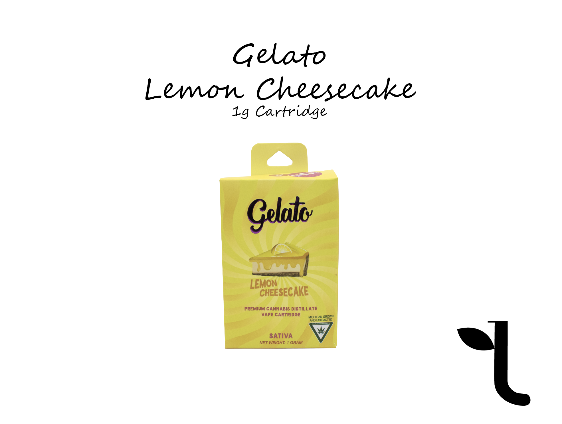 Photograph of product: Lemon Cheesecake | 1g Vape Cart