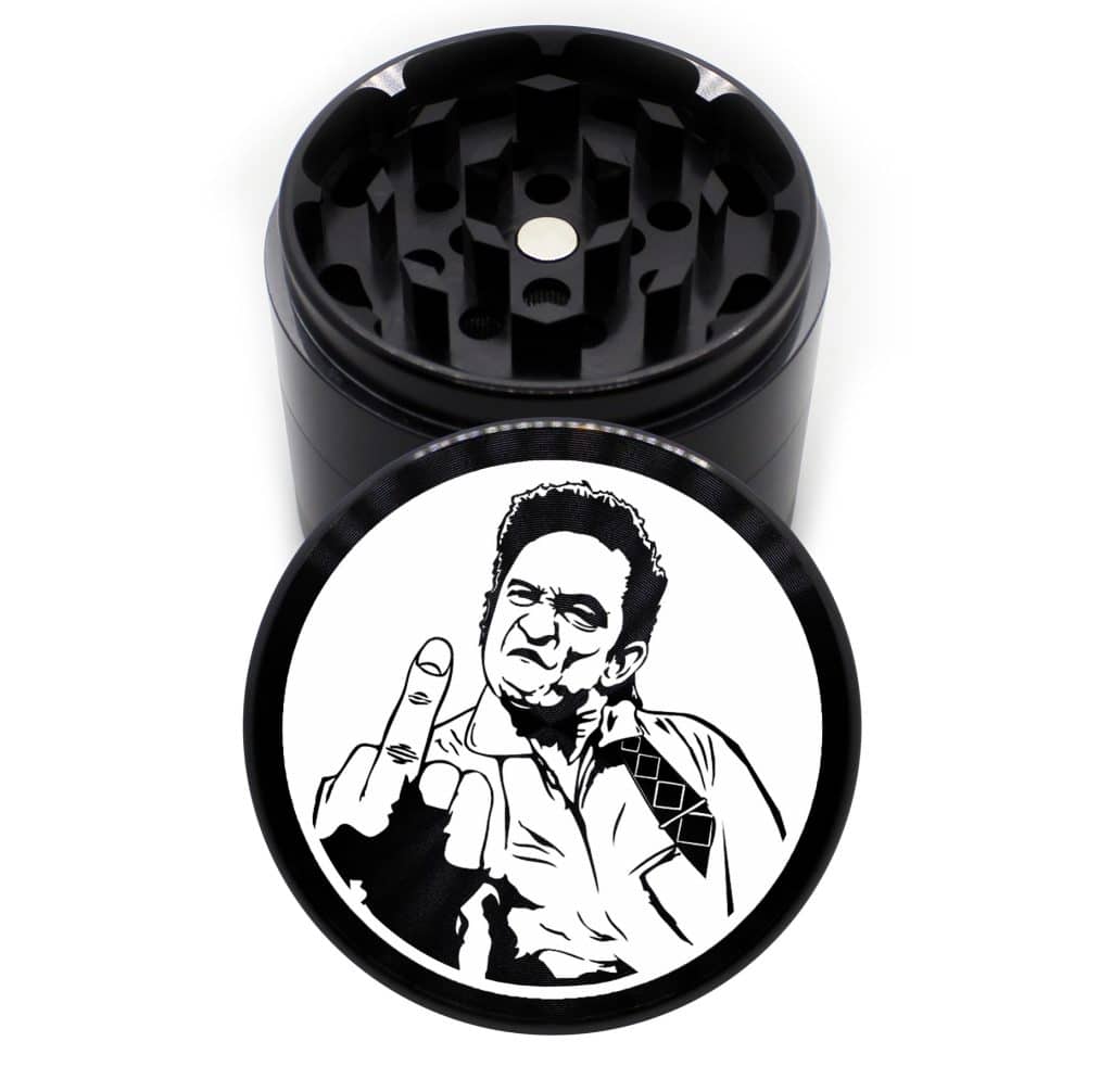 Photograph of product: 4-Piece 'Johnny Cash v2' Grinder, 63mm